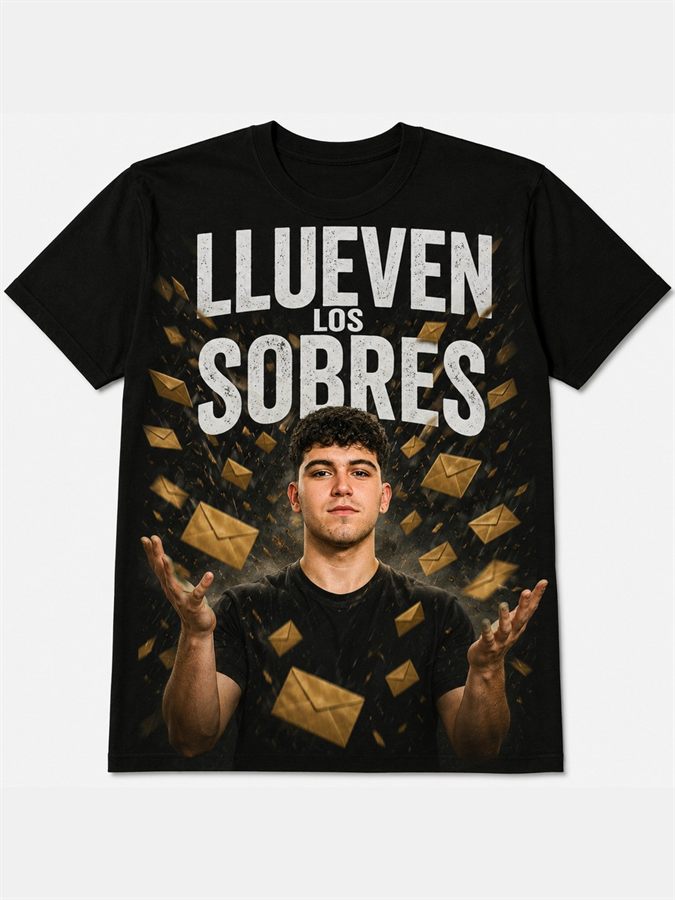 Remera negra Llueven los Sobres